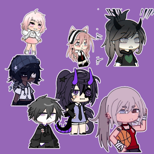 Gacha OF Stickers for chat